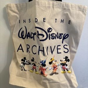 Walt Disney archives 50th Anniversary Tote Bag Bowers museum